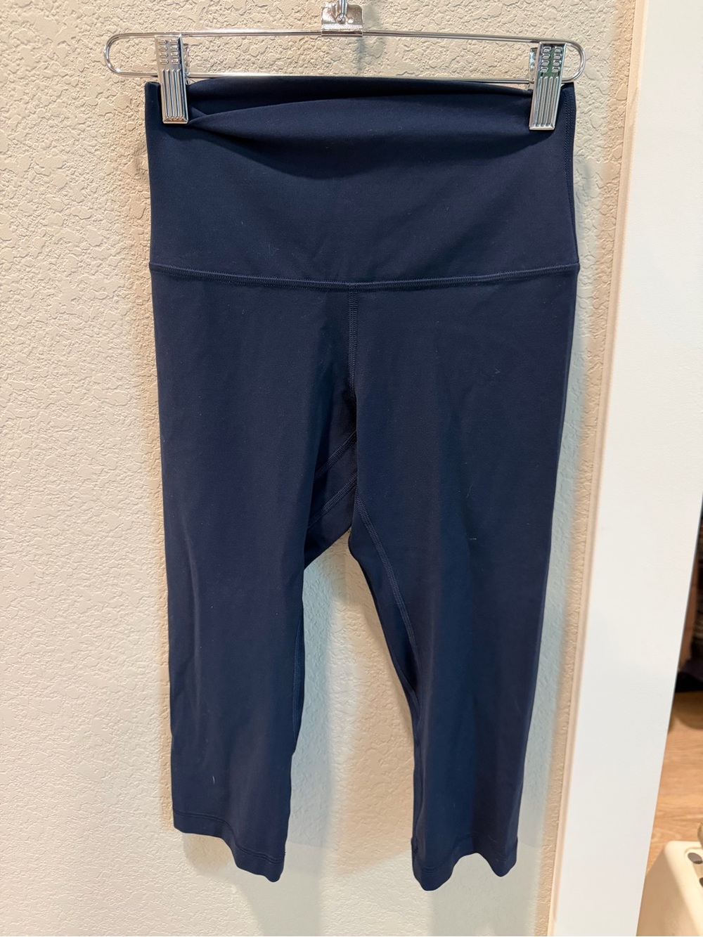 lululemon athletica Dark Blue High-Waist Capri Leggings